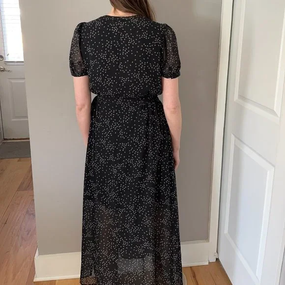 A New Day Target Maxi Full Length Black Floral Dress - Picture 3 of 12